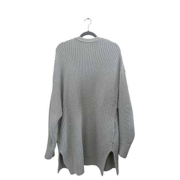 Free People Gray Nightingale Cardi GUC - Picture 5 of 6